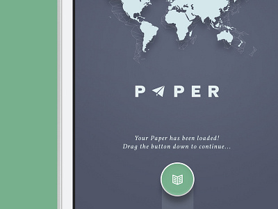 Paper App Loading Screen - Detail view app loaded loading paper ready screen splashscreen