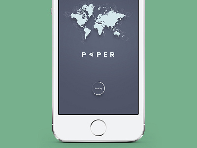 Paper App Loading Screen app loading paper screen splashscreen