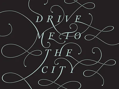 Where Every Building Shouts editorial lettering miller swashes type typography