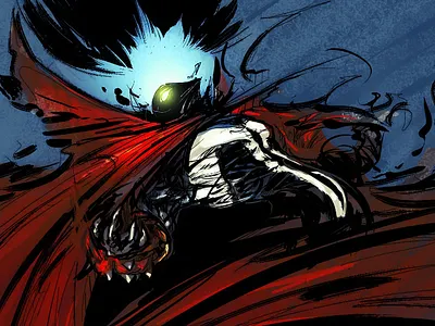 Spawn Sketch #101 art character comic digital art digital painting ink painter sketch spawn todd mcfarlane