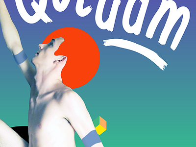 Quidam circles cirque cirquedusoleil color gradient poster quidam typography