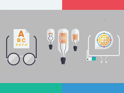 Overcoming Sight Limitations adobe illustrator flat flat design icon icon design illustration illustrator vector