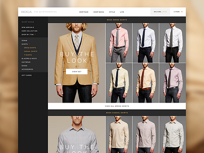 The Quintessential — Shop chicago clean drew rios ecommerce fashion menswear minimal shop simple symmetry ui web