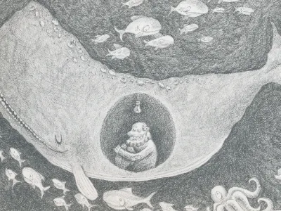 Jonah pencil sketch bible fish gulp jonah sea story whale