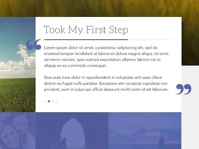 Therapist Site Testimonials testimonials web design