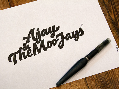 Ajay & MooJays sketch calligraphy calligraphy and lettering artist calligraphy artist calligraphy logo et lettering evgeny tkhorzhevsky font hand lettering logo lettering artist lettering logo logo type