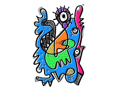 Late night doodle doodle illustration sketch street texture