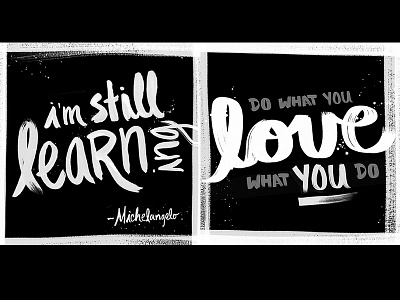 Brush Lettering brush design learning lettering love quotes