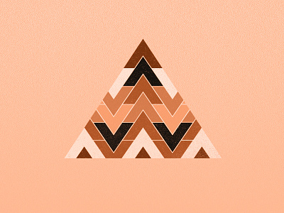 O.M. 1 brand color identity illustration logo pattern pyramid tattoo triangle