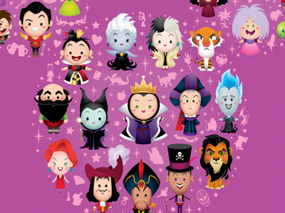 World of Evil disney disney villains disneyland downtown disney gaston hades jafar jerrod maruyama maleficent ursula wonderground gallery world of evil