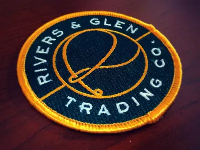 R&G Patch badge fishing flyfishing logo patch