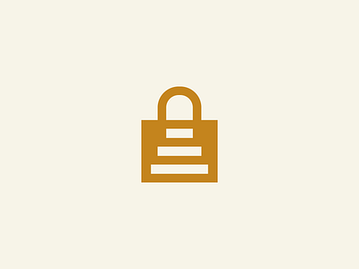 Secure Gateway Logo bag door gateway icon identity lock logo padlock pyramid secure shopping steps