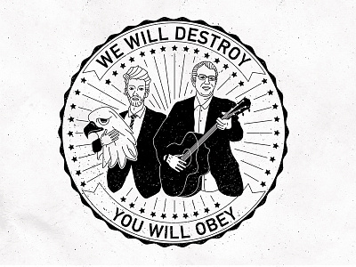 Matthew Good and Jay Baruchel Seal illustration jay baruchel logo matthew good