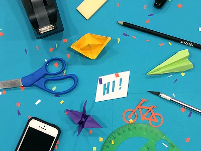 Hi! craft crafting paper papercraft papercrafting