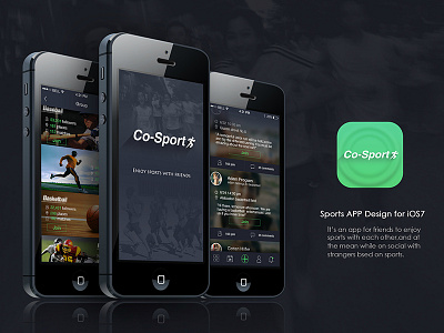 Co-sports app design