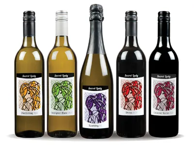 Secret barrel Wines - Label design