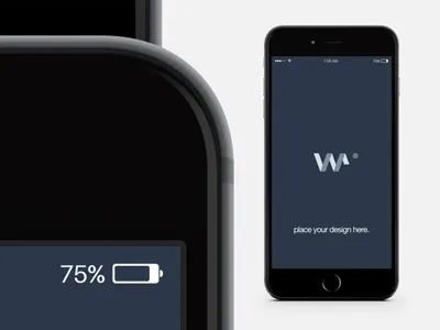 iPhone 6 Mockup (free psd download) iphone 6 mockup psd template