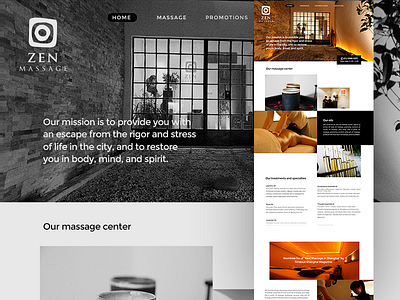 Zen massage shanghai ui website zen