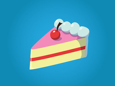 Cake bright cake illustration vector