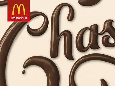 McDonald's 3d advertising cgi design illustration lettering mcdonalds type typography vector