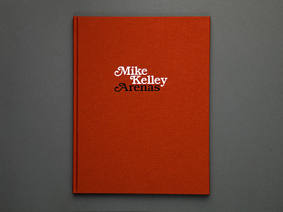 Mike Kelley Art Catalog book design