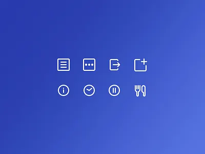 iOS Icons icon set icons ios line