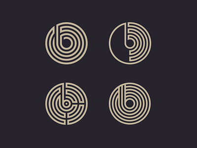 B Unused b branding identity logo mark