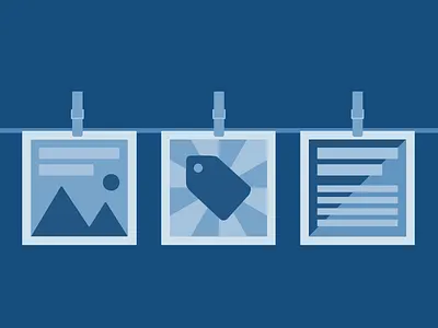 Instagram Ads advertising clean clothesline darkroom flat illustration photography vector