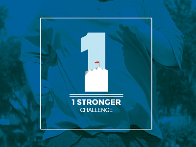 1 Stronger Challenge Branding challenge event fitness health overweight race