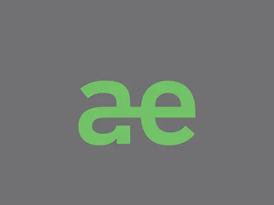 ae diphthong ligature logo typography