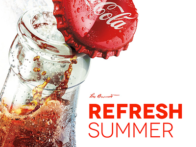 Summer by Coca Cola 360 advertising coca cola cork cute drink happy hot juicy kindness summer