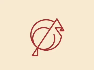 cardinal bird cardinal circle icon illustration red round vector