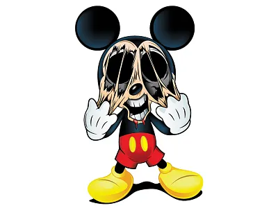 Mickey Mouse cartoon disney disneyland graphic design illustrator mickey mickey mouse mouse vector walt disney
