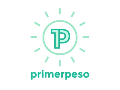 PrimerPeso Logo bright logo money p pastel peso primerpeso