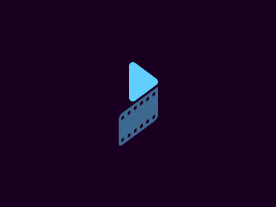 Play video app app icon brand identity branding cinema creative logo design film flat icon identity logo logo design logomark logotype mark play sign video visual identity