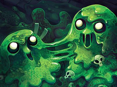 Oozes illustration monster ooze