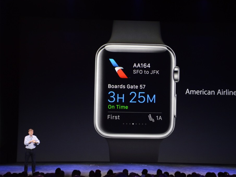 Example of Aa Glance Applewatch
