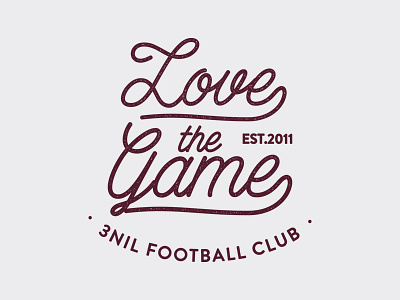 Love the Game 3nil script soccer texture type