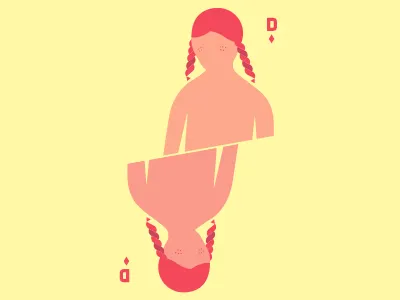 Gemini Book I book cover design gemini playing card