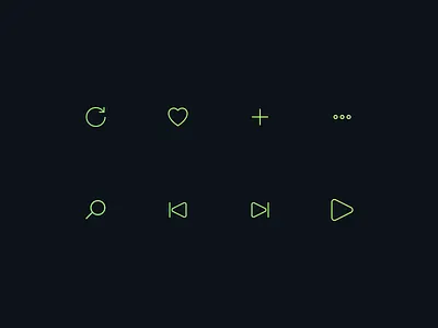 Music Player Icons add icon icons like music options play search