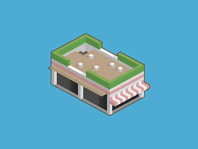 Hexels Single Shop hexels isometric retail shops