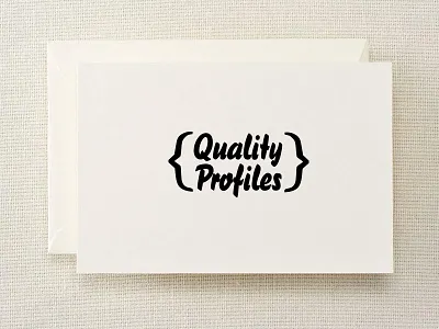 Qualityprofiles logotype dialogue human resources logo logotype quality