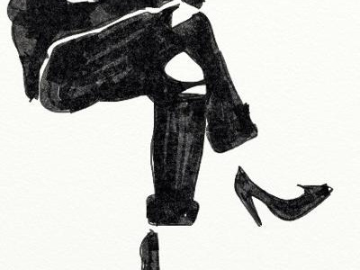 torn jeans art blackandwhite graphic illustration