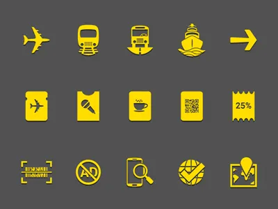 Passwallet Icon Set icons passbook passwallet ticketing