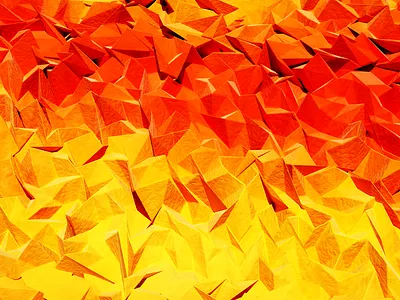 Bending Pixels #10 3d paper pixels