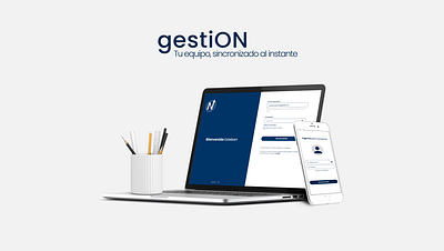 Web App - gestiON branding desing figma ux ui web application