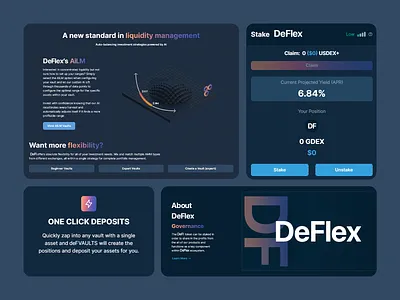 AI-Powered Liquidity Management UI ai finance ai strategies automated trading blockchain ux crypto ux data visualization defi platform digital finance financial dashboard fintech ui interactive design investment tools liquidity management smart investments trading automation ui design ux design ux ui web3 interface