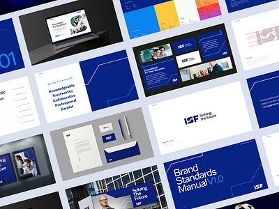 ISF Brand brading brand guide branding colors design agency isf product product design style guide website