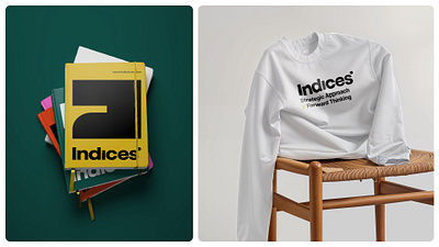 Mockups From Indices Studio's Branding brand brand identity branding design graphic design logo visuals