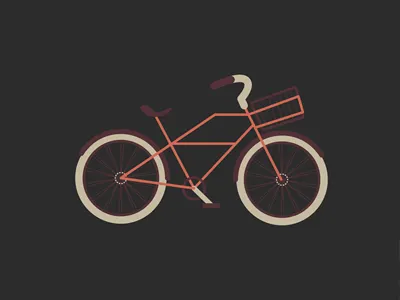 Bike bike graphic illustration